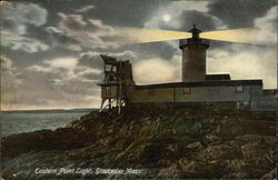 Eastern Point Light Gloucester, MA Postcard Postcard