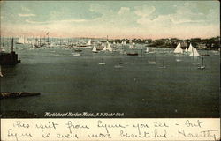 N.Y. Yacht Club Marblehead, MA Postcard Postcard