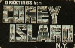 Greetings from Coney Island, N.Y Postcard