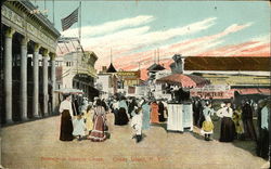 Bowery & Steeple Chase, Coney Island New York, NY Postcard Postcard