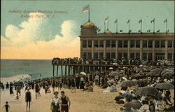 Asbury Avenue Bathing Ground Asbury Park, NJ Postcard Postcard