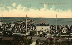 Open Air Concert Asbury Park, NJ Postcard Postcard