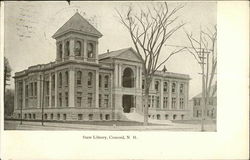 State Library Concord, NH Postcard Postcard