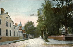 West 8th Street from Peach Erie, PA Postcard Postcard