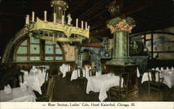 Rear Section, Ladies' Cafe, Hotel Kaiserhof Chicago, IL Postcard Postcard