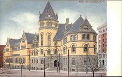 Public Library Postcard