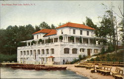 Boat House, Park Lake Buffalo, NY Postcard Postcard