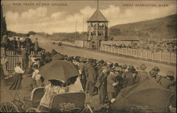 Race Track at Fair Grounds Great Barrington, MA Postcard Postcard