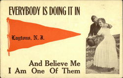 Everybody is doing it in Laytons New Jersey Postcard Postcard