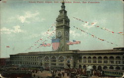 Union Ferry Depot, Foot of Market Street Postcard