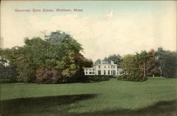 Governor Gore Estate Waltham, MA Postcard Postcard