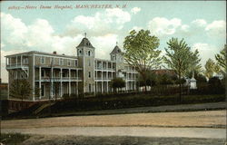 Notre Dame Hospital Manchester, NH Postcard Postcard