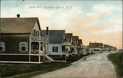 North End Hampton Beach, NH Postcard Postcard