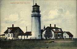 Highland Light North Truro, MA Postcard Postcard