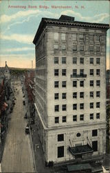 Amoskeag Bank Bldg Manchester, NH Postcard Postcard