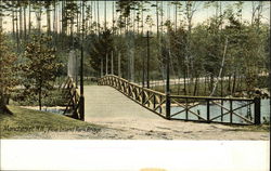 Pine Island Park Bridge Postcard