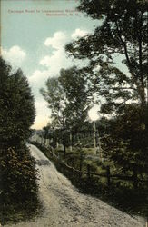 Carriage Road to Uncanoonuc Mountain Postcard