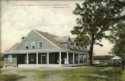 Club House, Intervale Country Club on Merrimac River Postcard