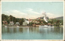 Weirs from the Lake Lake Winnipesaukee, NH Postcard Postcard