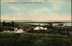 Scene of the Deportation of the Arcadians Horton Landing, NS Canada Nova Scotia Postcard Postcard