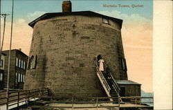 Martello Tower Quebec Canada Postcard Postcard