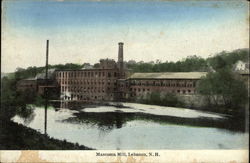 Mascoma Mill Lebanon, NH Postcard Postcard