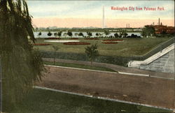 Washington City from Potomac Park District Of Columbia Washington DC Postcard Postcard