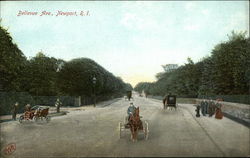 Bellevue Ave Newport, RI Postcard Postcard