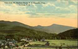 View from Mt. Madison House, C.A. Chandler, Prop Gorham, NH Postcard Postcard