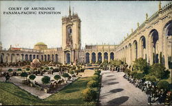 Court of Abundance Panama-Pacific Exposition Postcard