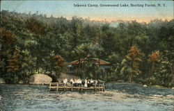 Inkowa Camp, Greenwood Lake Sterling Forest, NY Postcard Postcard