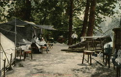 Camping on the St. Joe River Postcard