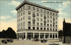 Hotel Churchill Postcard