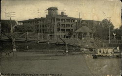 Heck St. Bridge at Wesley Lake Postcard