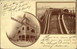 Entrance to Rough Riders on the Bowery Postcard