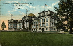 Museum, Botanical Gardens, Bronx Park New York, NY Postcard Postcard