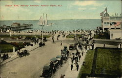 Ocean End, Asbury Avenue Postcard