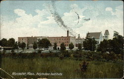 Polytechnic Institute Worcester, MA Postcard Postcard