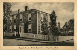 Daggett House at North Water Street Edgartown, MA Postcard Postcard