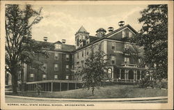 Normal Hall, State Normal School Bridgewater, MA Postcard Postcard