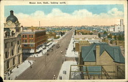 Looking North Moose Jaw, SK Canada Saskatchewan Postcard Postcard