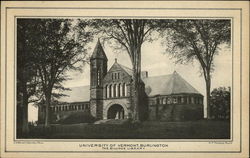 University of Vermont, The Billings Library Postcard