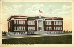 High School Clovis, NM Postcard Postcard