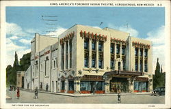 Kimo, America's Foremost Indian Theatre Albuquerque, NM Postcard Postcard