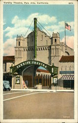 Varsity Theatre Palo Alto, CA Postcard Postcard