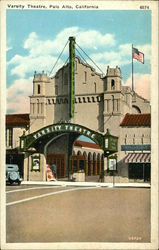 Varsity Theatre Palo Alto, CA Postcard Postcard