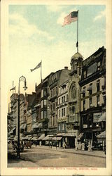 Tremont Street and Keith's Theatre Boston, MA Postcard Postcard