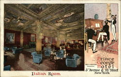 Prince George Hotel - Italian Room New York, NY Postcard Postcard