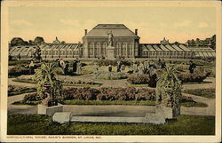 Horticultural House, Shaw's Garden St. Louis, MO Postcard Postcard