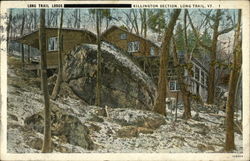 Long Trail Lodge, Killington Section, Long Trail, Vt Vermont Postcard Postcard